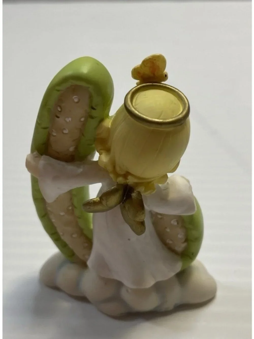 Precious Moments Letter J for Joyful Angel & Butterfly Figurine 2002 - NEW